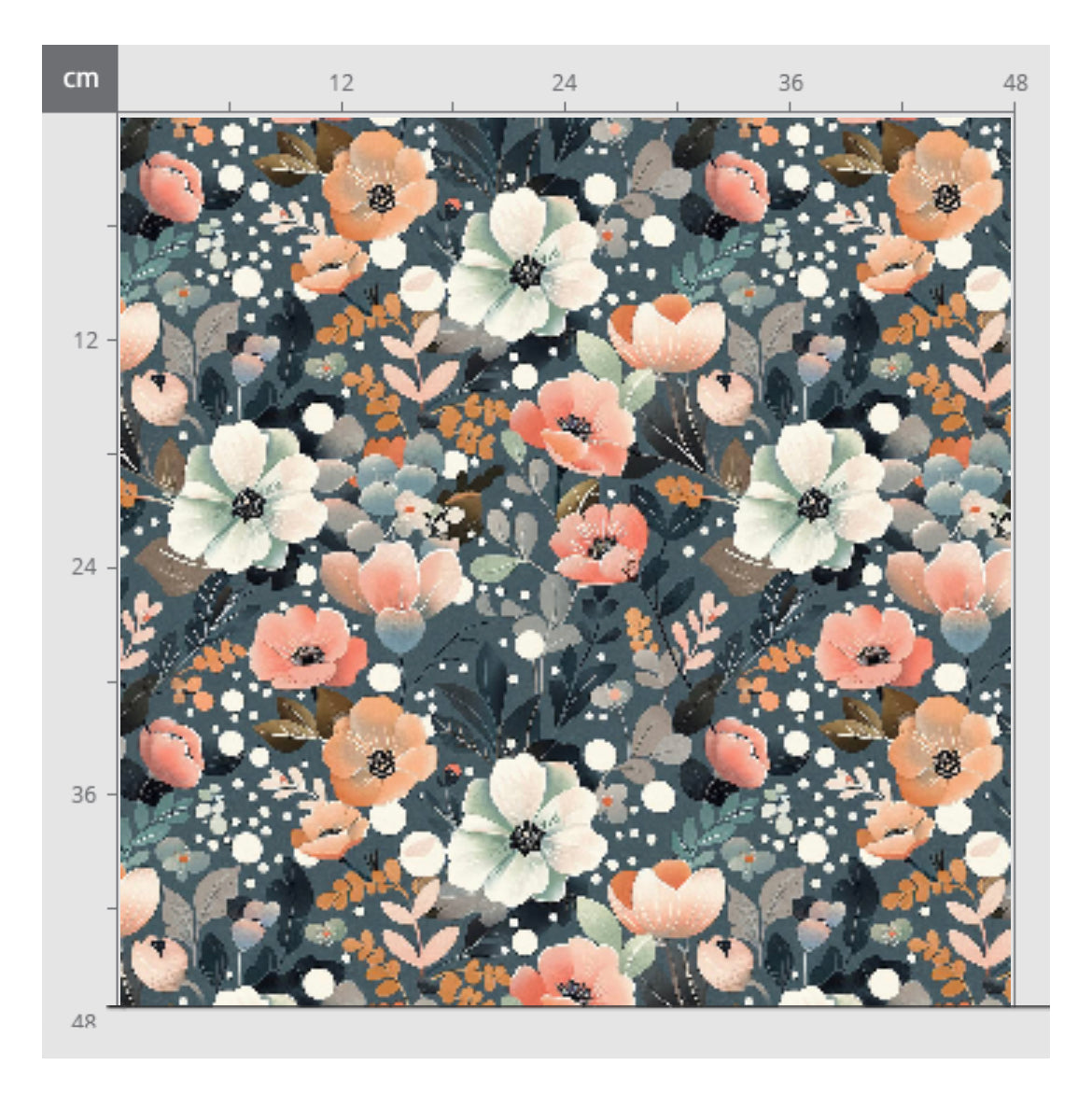 Bunte Blumenwiese Aktuellevorbestellung Stoff